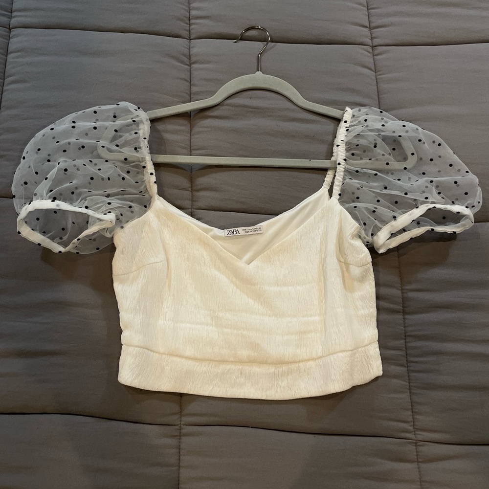 Worn once ZARA crop top